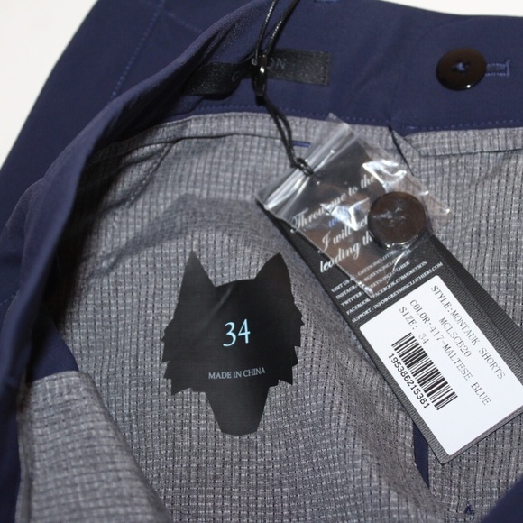 $128 Greyson Golf Shorts Montauk Polyamide Maltese Blue 10" Inseam 32 / 34 / 36 - Picture 8 of 9